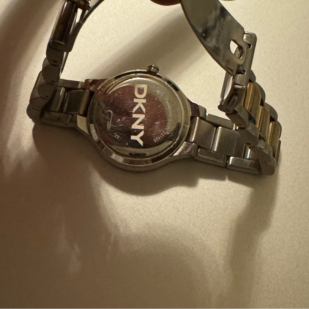 DKNY Silver and Gold Watch - Picture 3 of 7